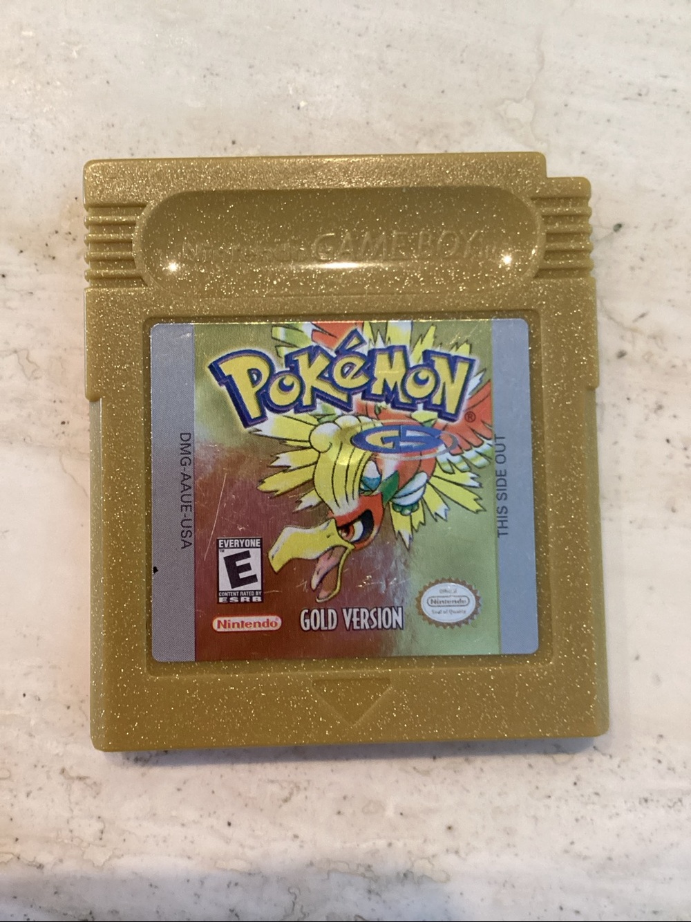 Pokemon Gold Version Nintendo Gameboy Color Game Authentic 2000 Game Boy